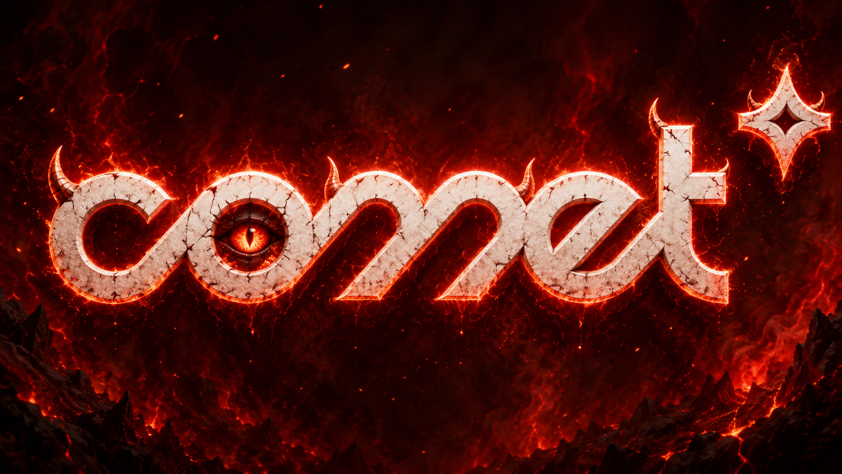 Comet — demonic logo