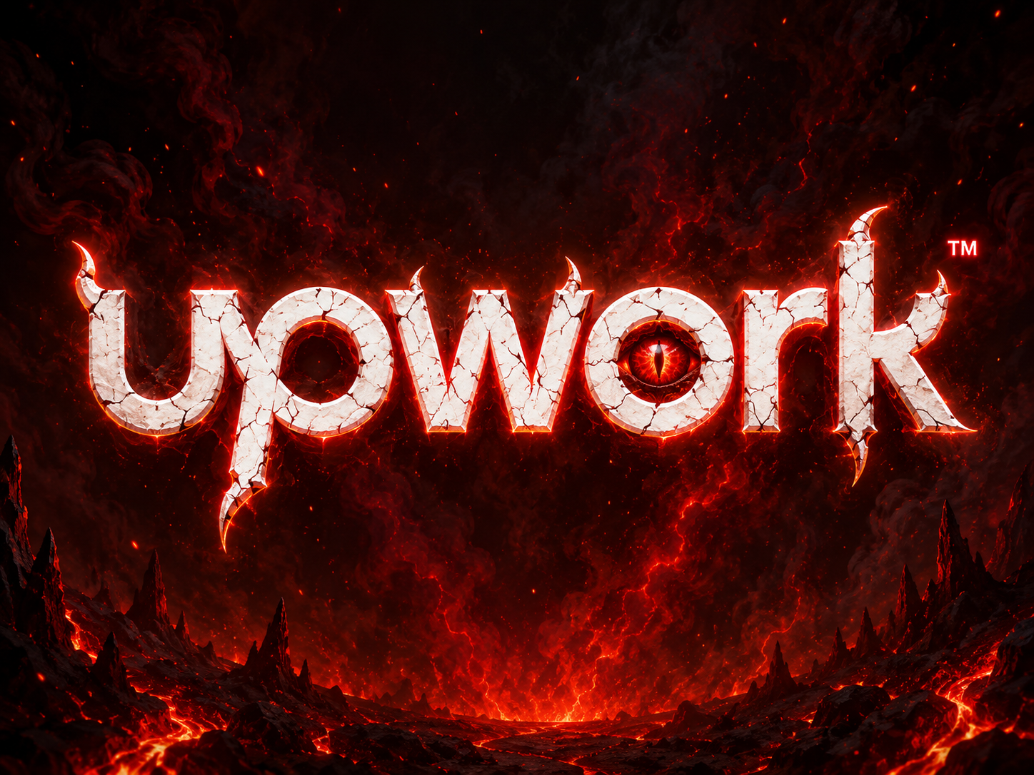 Upwork — demonic logo